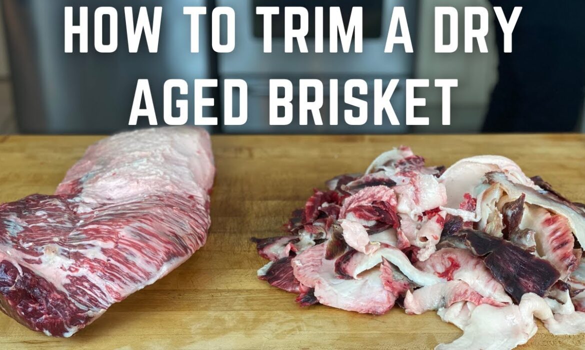 Trimming a Dry Aged Brisket #shorts