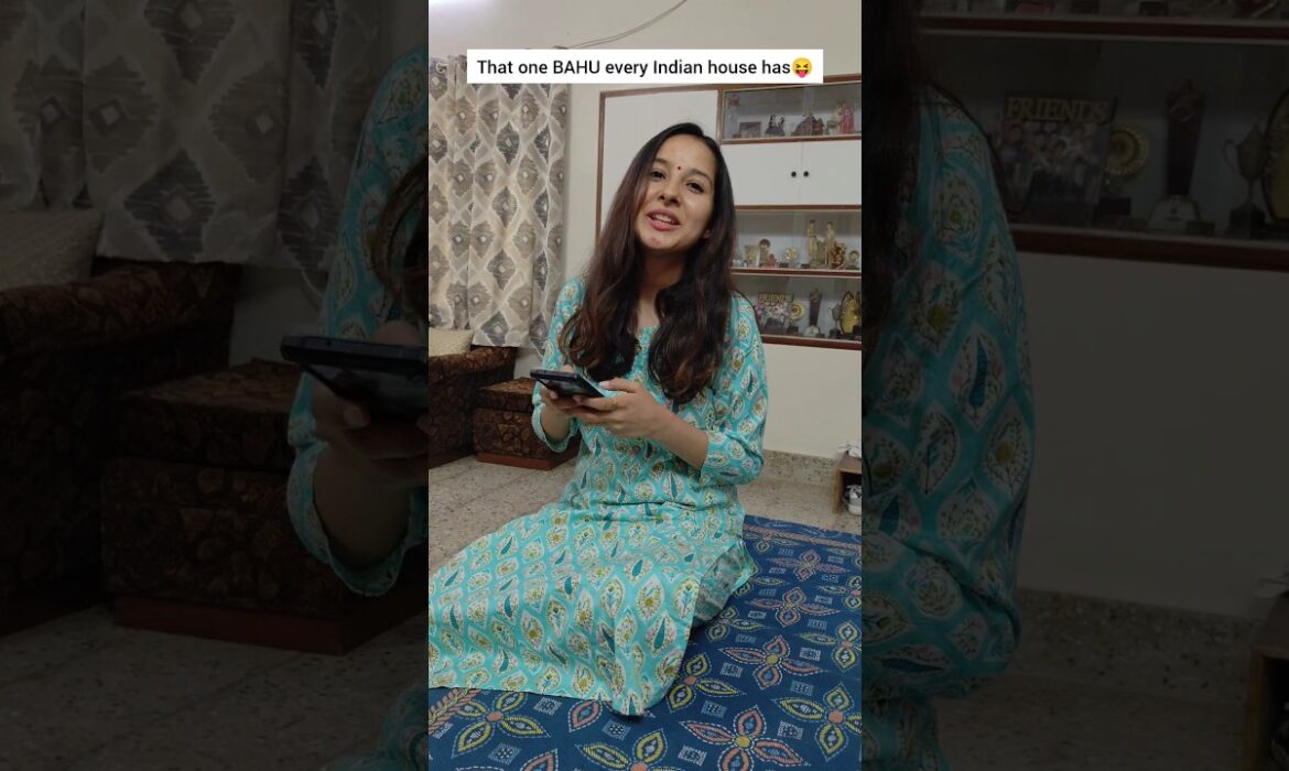 Aisi Bahu kis kis ke ghar pe hai?Comment section mein jarur batana😝 #niketimsy #bahu #comedy #shorts