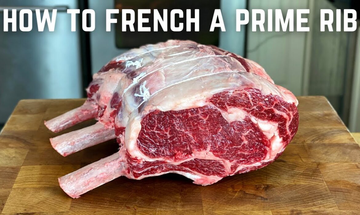 How to Prep & French a Prime Rib #shorts