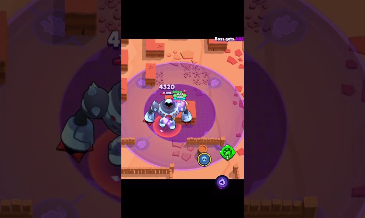 New tactic in Bossfight (Insane XVI) 🤡 #brawlstars