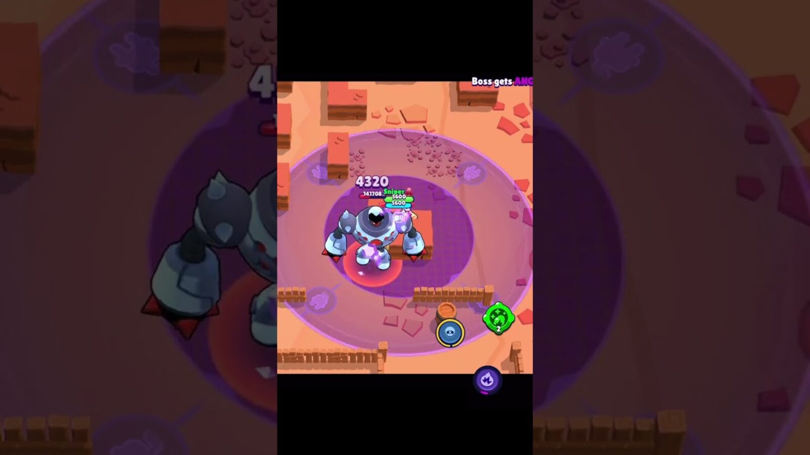 New tactic in Bossfight (Insane XVI) 🤡 #brawlstars