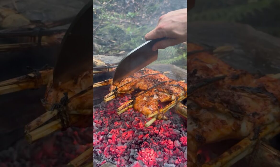 İlkel Yöntem İle Tavuk Pişirme 🐓 / cooking chicken with the primitive method