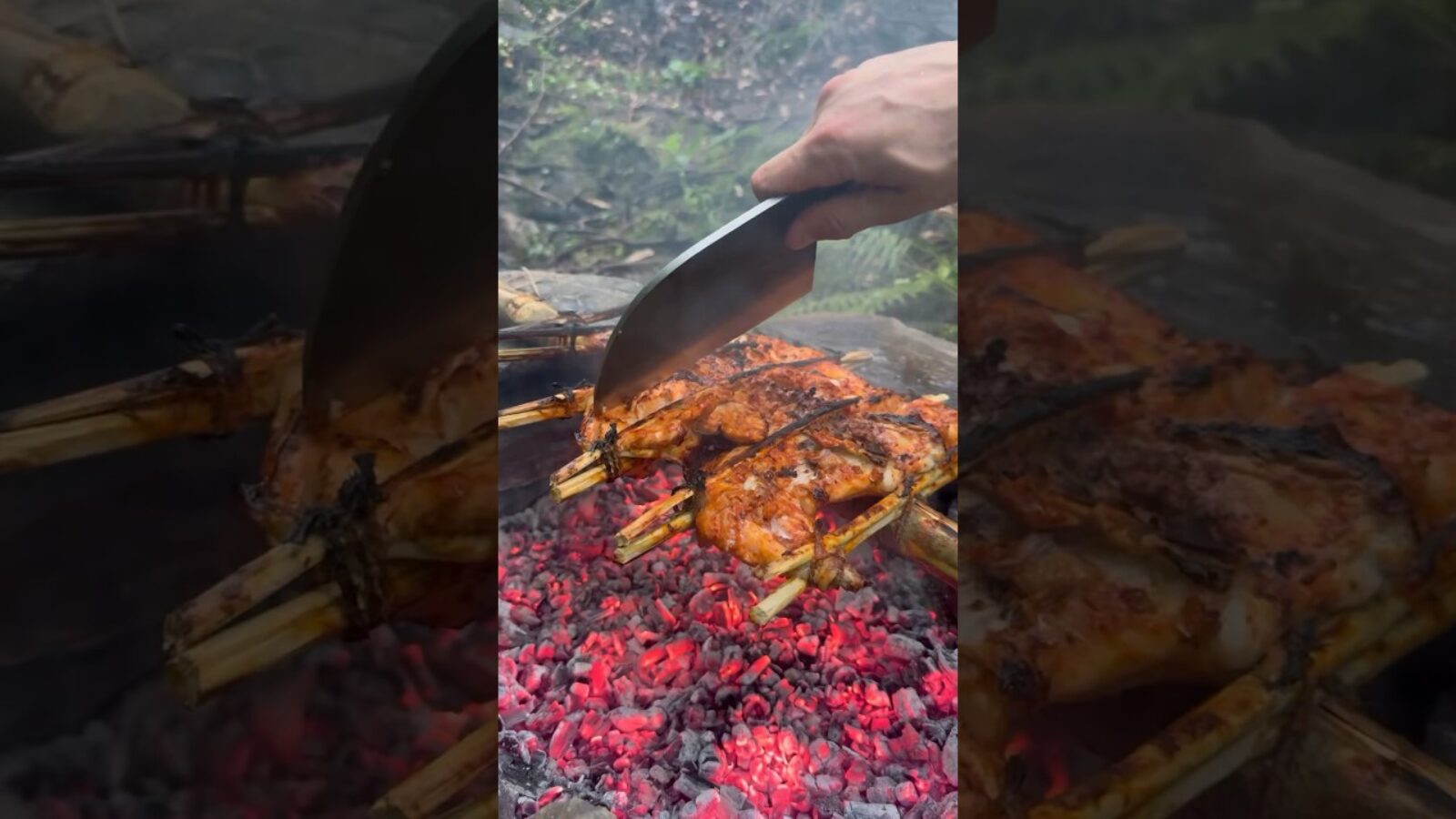 İlkel Yöntem İle Tavuk Pişirme 🐓 / cooking chicken with the primitive method